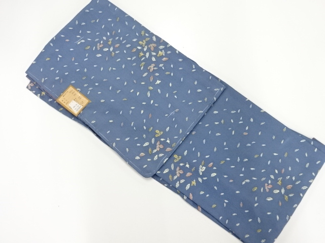 未使用品　吹き寄せ模様小紋着物